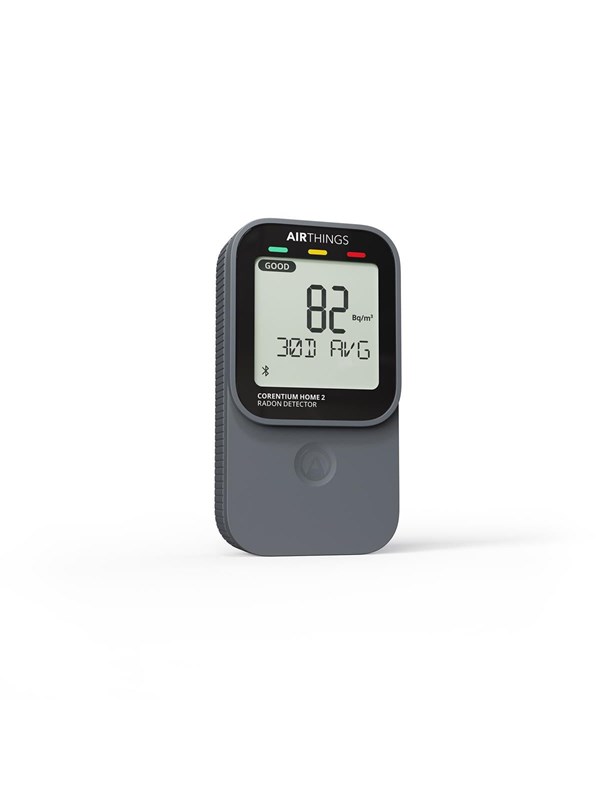 Airthings Corentium Home 2, yksinkertainen ja älykäs digitaalinen radonilmaisin