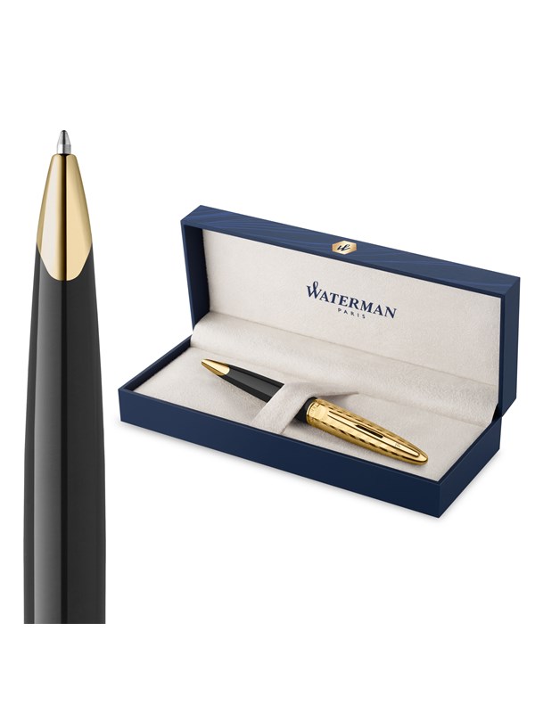 Waterman Carène "The Opera Collection" Black & Gold G.T. Ballpen M Blue ink