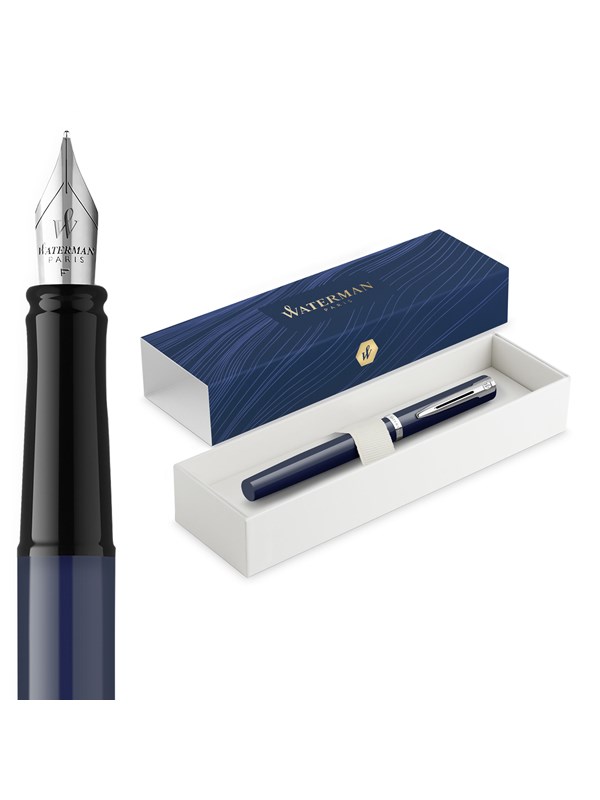 Waterman Impression Blue Lacquer P.T. Fountain pen M Blue ink