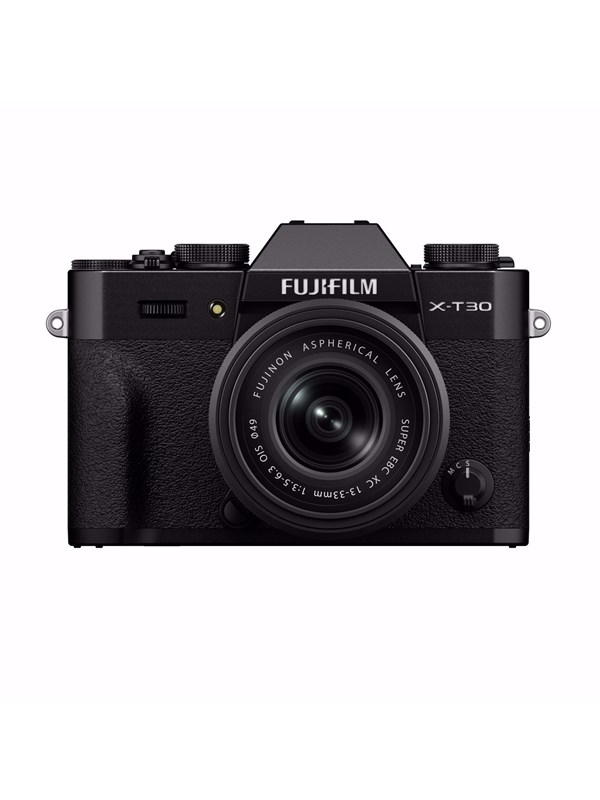 Fujifilm X -T30 III + XC 13-33mm, 26,1 MP, 9600 x 2160 pikseliä, X-Trans CMOS 4, 6.2K, Kosketusnäyttö, musta