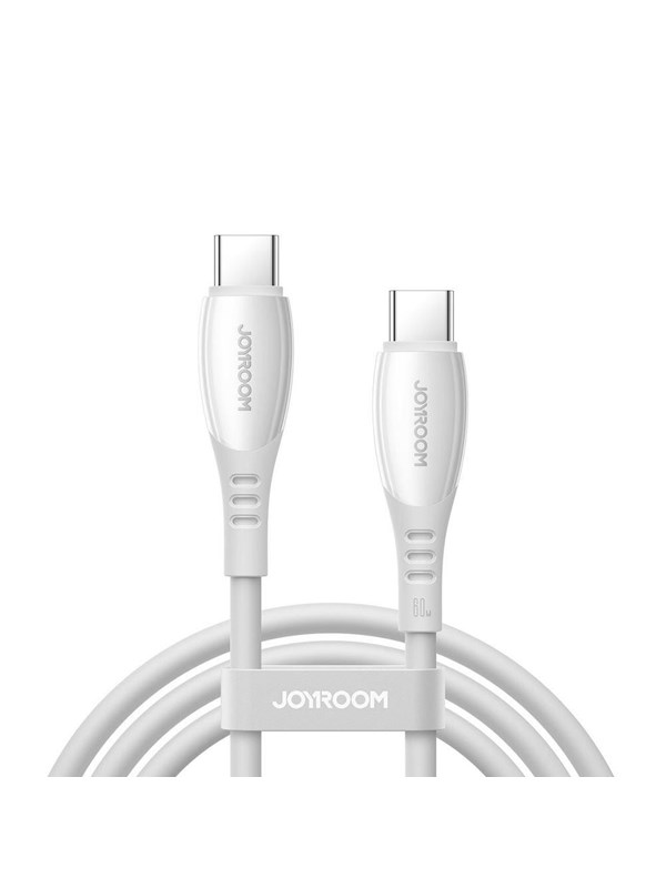 Joyroom S-A59 Vibrant Series 60W USB-C - USB-C Cable 1.2m - White