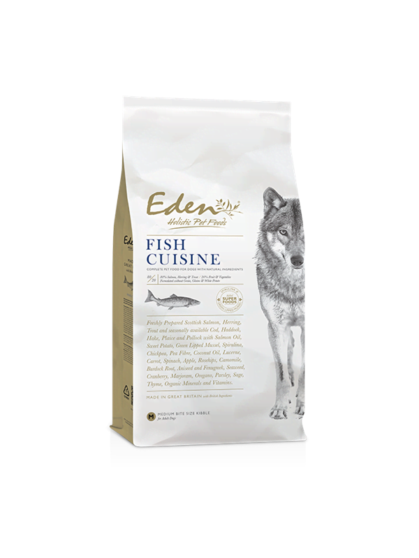 Eden 80/20 Fish Cuisine Medium Kibble Size 12kg