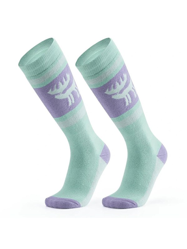 Rockbros Qunature 037201 ski socks size 37-42 (S/M) - purple-green