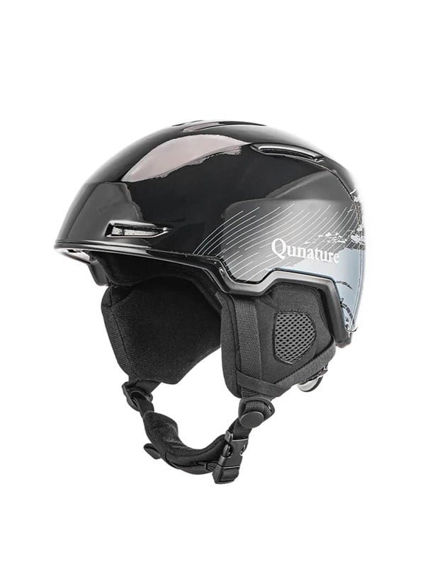 Rockbros Qunature 10130003004 Ski Helmet with Earmuffs Snowboard Size M - Black