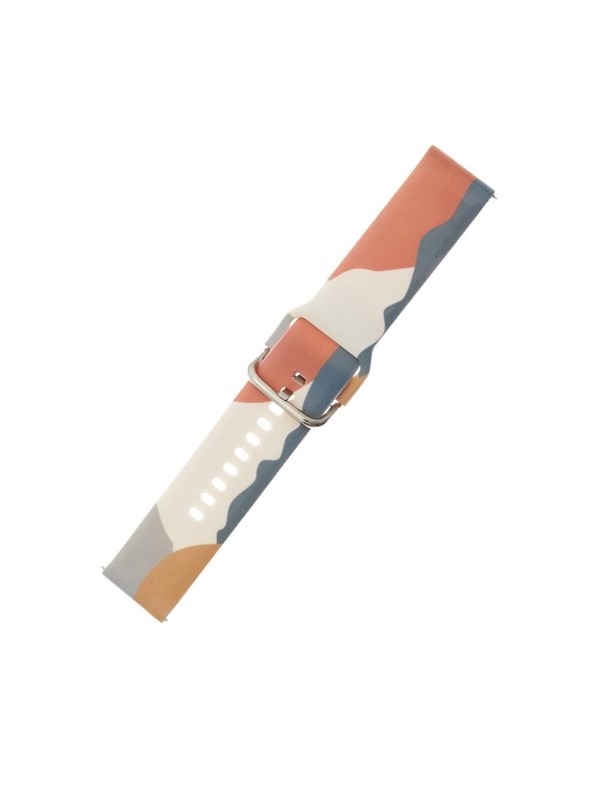 Hurtel Strap Moro for Samsung Galaxy Watch 40 / 41 / 42 / 43 / 44 mm Silicone Bracelet Watch Band - Pattern 15