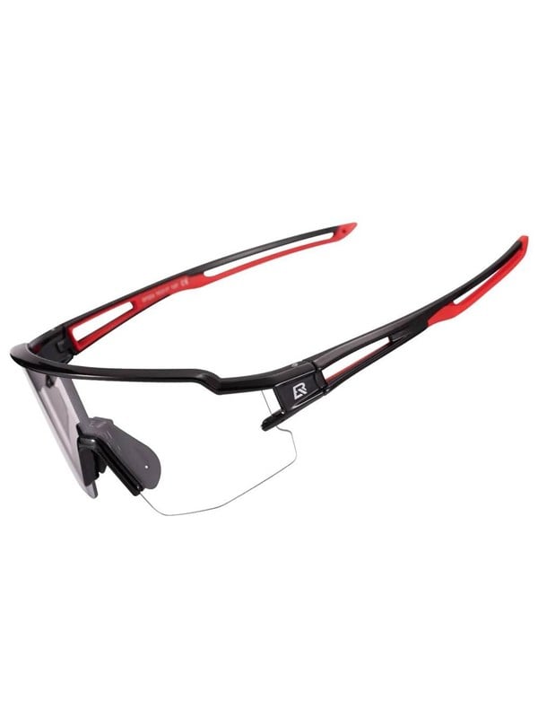 Rockbros 10173 Photochromic UV400 Cycling Glasses - Black and Red