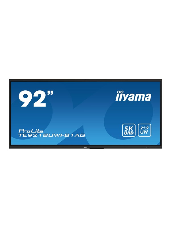 iiyama ProLite TE9218UWI-B1AG 92" Class (91.5" viewable) LED-backlit LCD display - 5K - for digital signage / interactive communication