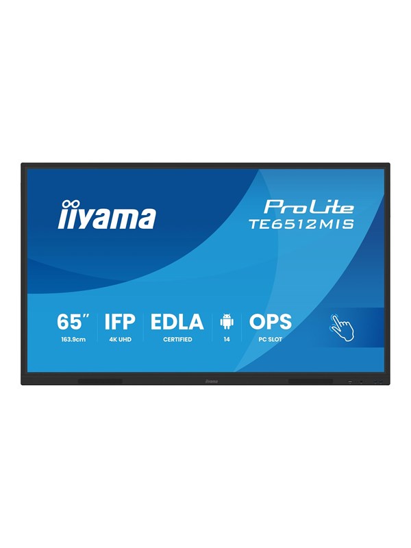 iiyama ProLite TE6512MIS-B4AG 65"" Class (64.5"" viewable) LED-backlit LCD display - 4K - for digital signage / interactive communication