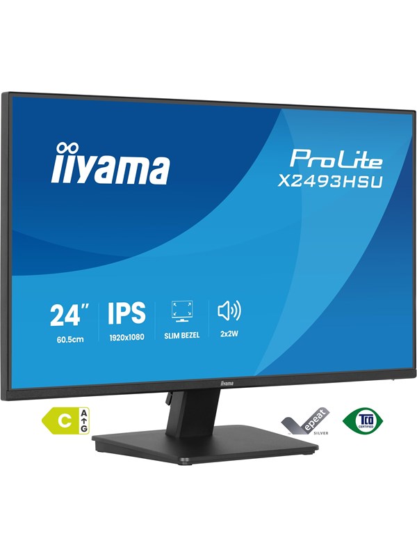 24" iiyama ProLite X2493HSU - 1920x1080 (FHD) - 120Hz - IPS