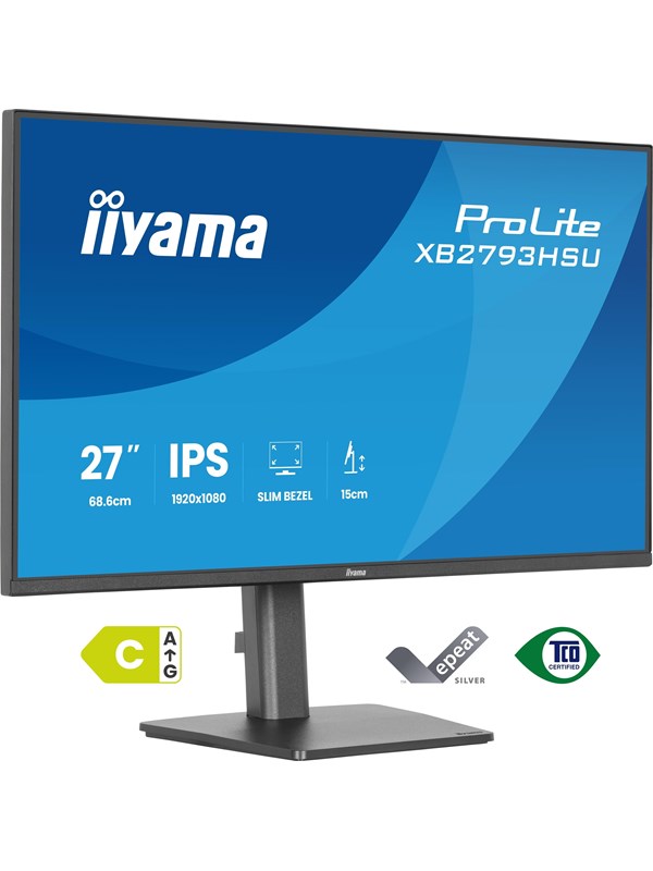 27" iiyama ProLite XB2793HSU - 1920x1080 (FHD) - 120Hz - IPS