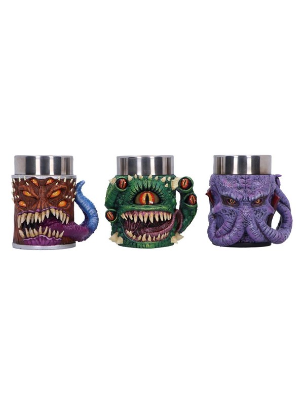 Nemesis Now - Mini Monster - Set of 3 Tiny Tankards 8.8cm - Mukit