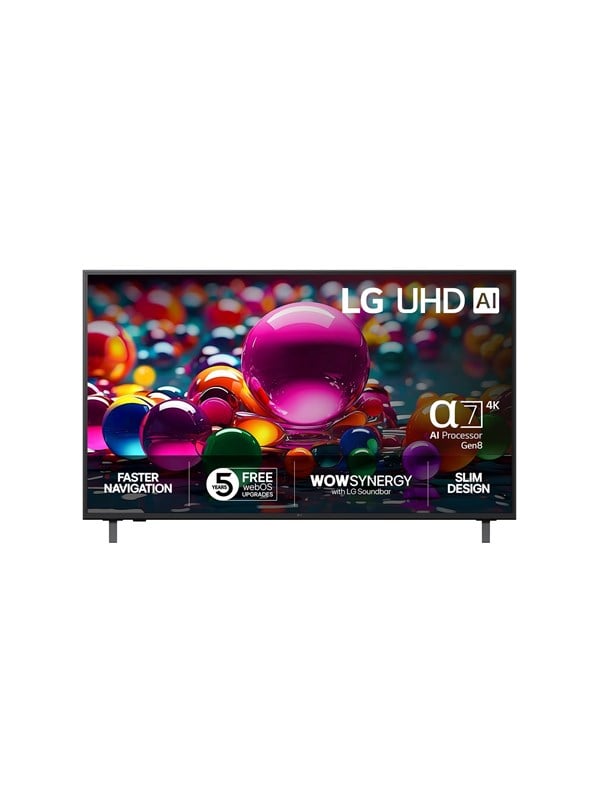 LG 50" Televisio LCD 4K 50" UHD AI UA75 4K Smart TV 2025