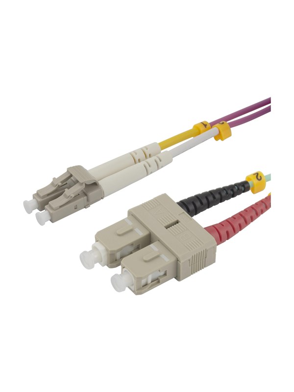Deltaco patch cable - 4 m - 4 m - pink - Pinkki