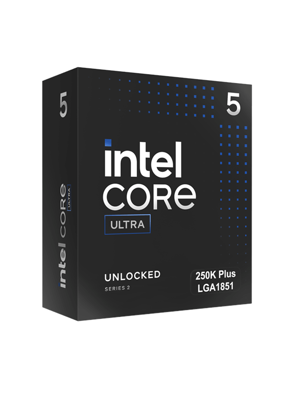 Intel Core Ultra 5 250K Plus Arrow Lake-S Refresh CPU - 18 ydintä - 3.5 GHz - Intel LGA1851 - Intel Boxed (ilman jäähdytintä)