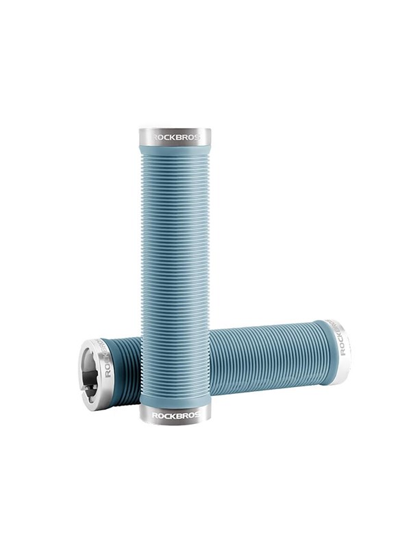 Rockbros Bike Grips Anti-Slip Twist Grips - Blue