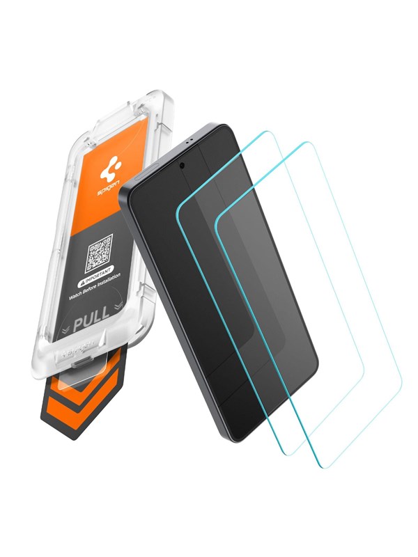Spigen Glass tR EZ Fit Pro HD 2 Pack - transparency - Samsung Galaxy S26