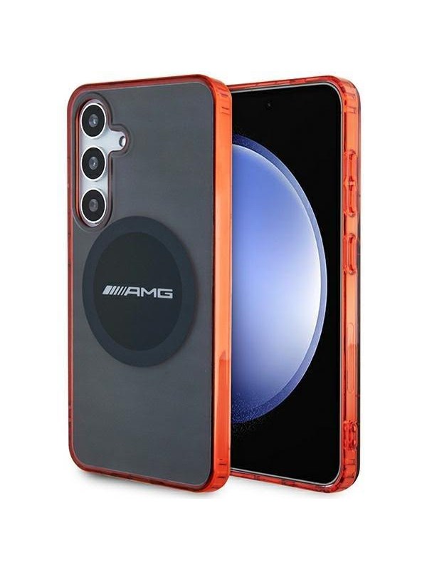 Mercedes AMG Transparent Bicolor MagSafe Case for Samsung Galaxy S24 - Black