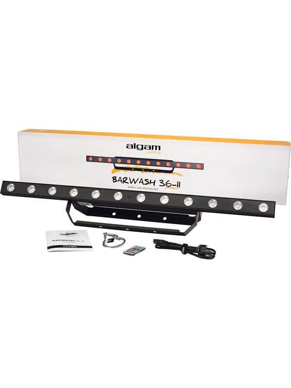Algam Lighting 12 x 3W LED wash-valopalkki - RGB