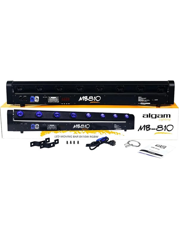 Algam Lighting 8 x LEDiä moottoroitu RGBW-valopalkki