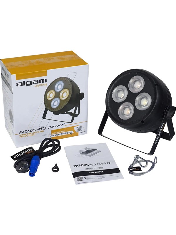 Algam Lighting Kylmä/lämmin valkoinen 4 x 50W COB LED Par