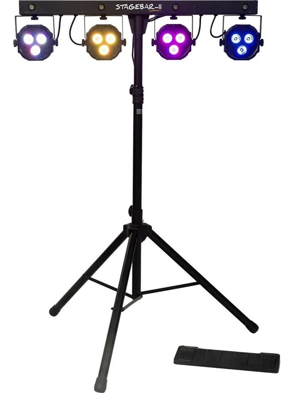Algam Lighting 2-in-1 LED-kohdevalot telineessä jalkakytkimellä