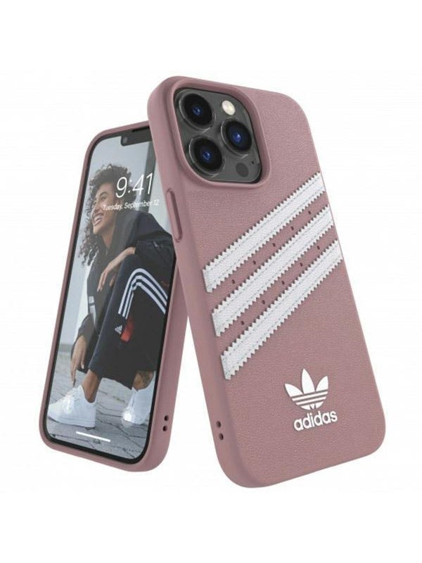 Adidas OR Molded Case PU for iPhone 13 Pro / iPhone 13 - Pink