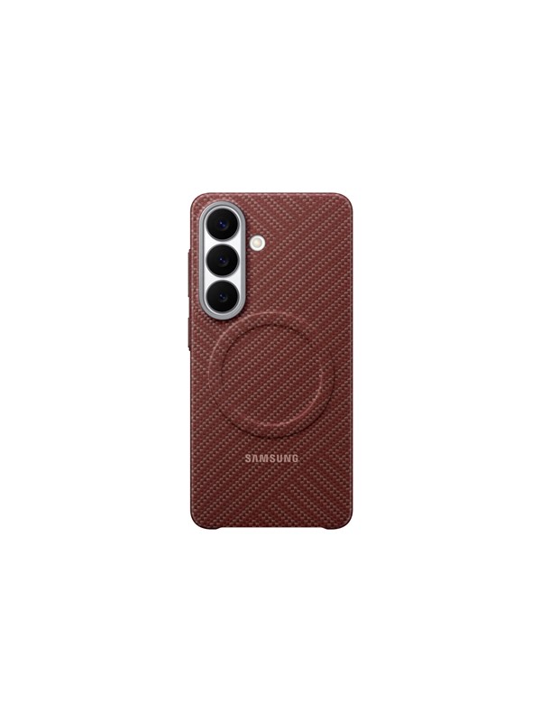 Samsung Galaxy S26 Carbon Magnet Case - Coralred