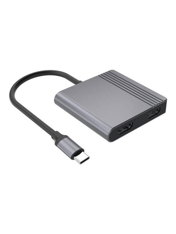 Gembird 3-Port USB-C USB hub - 3 porttia - USB 3.2 - Harmaa