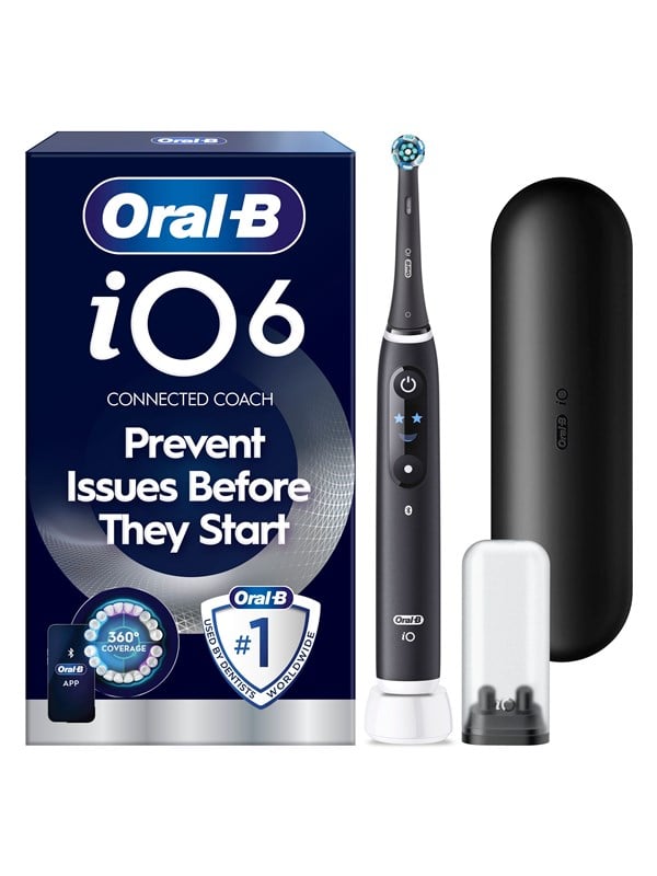 Oral-B Sähköhammasharja iO6 Black Lava + 1 Extra Refill