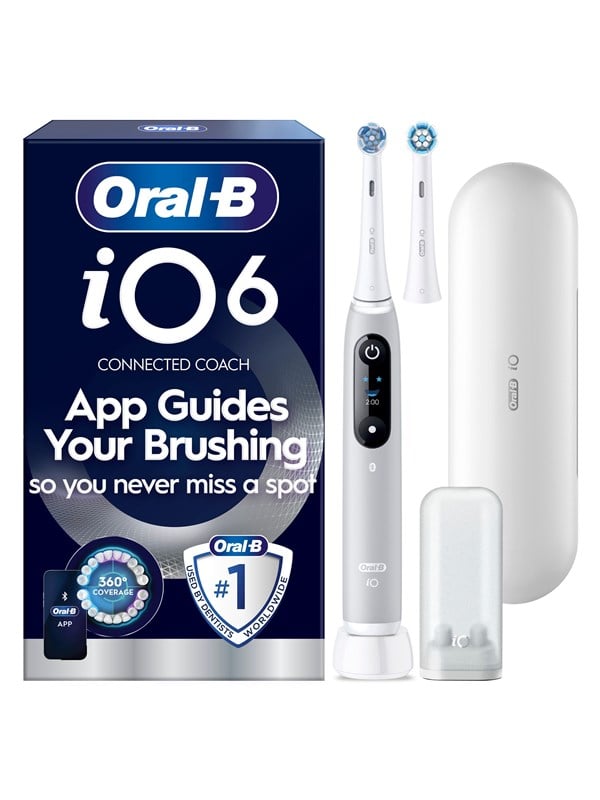 Oral-B Sähköhammasharja iO6 Grey Opal + 1 Extra Refill