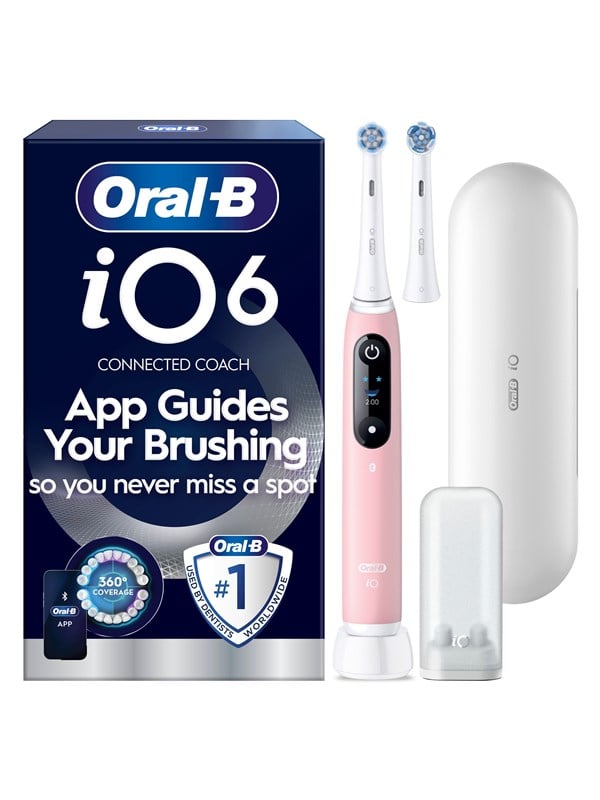 Oral-B Sähköhammasharja iO6 Series Pink Sand Sensitive + 1 Extra Refill