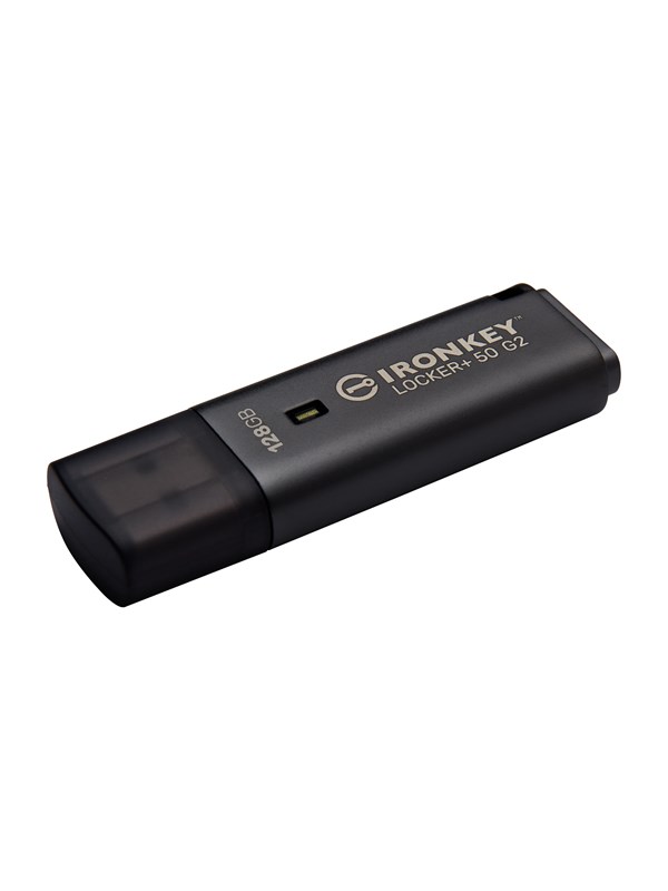 Kingston IronKey Locker+ 50 G2 - Musta - 128GB - USB-tikku