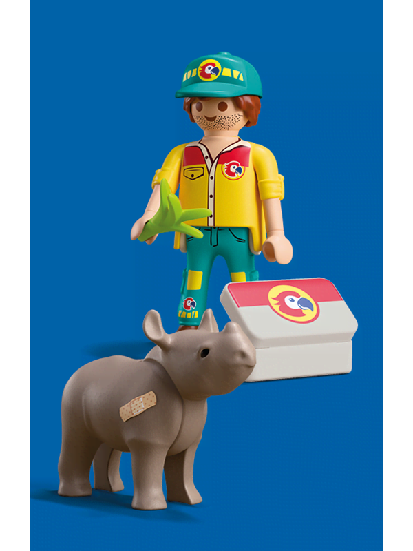 Playmobil DuoPack Metsänvartija sarvikuonon kanssa