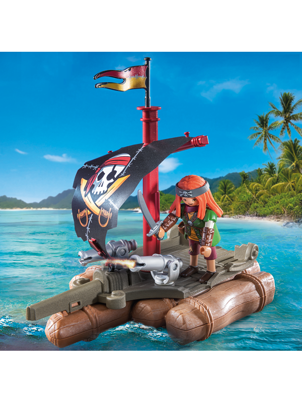 Playmobil Merirosvot - Merirosvolautta ja aarre