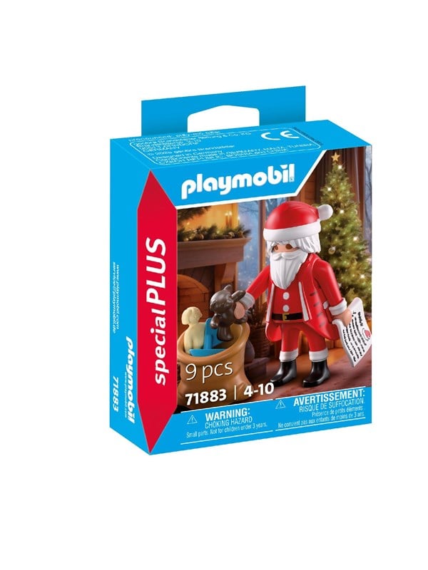 Playmobil Joulupukki toivelistan kanssa