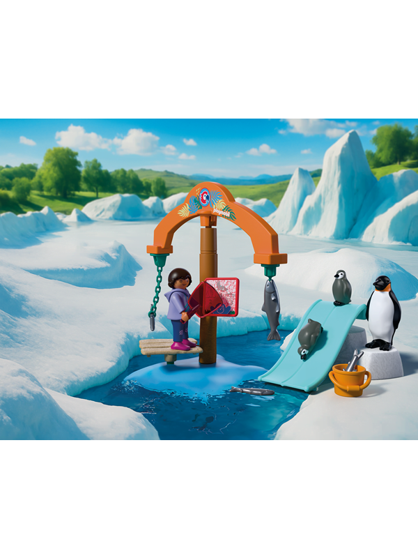 Playmobil Eläimet ja ystävät - Eläintarha: Jääretkikunta