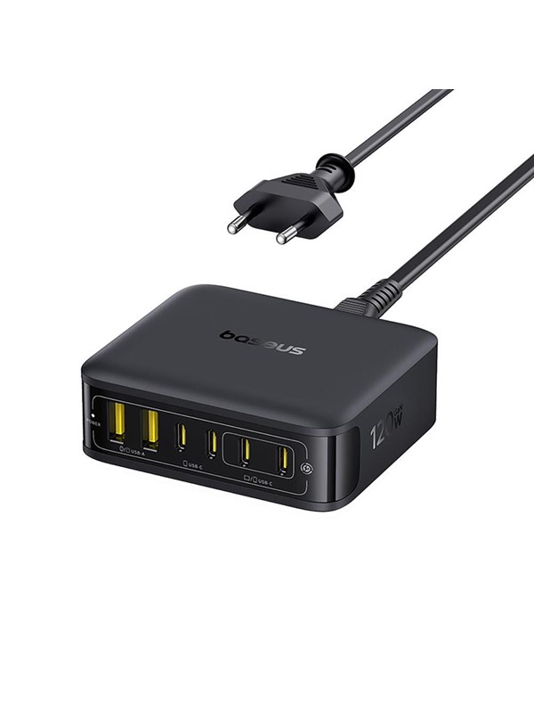 Baseus EnerFill FH21 120W Charging Station 4xUSB-C + 2xUSB-A - Black