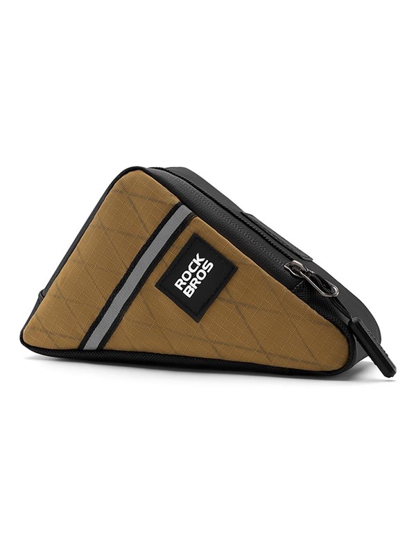 Rockbros Triangle Bike Frame Bag 0.3 L - Brown