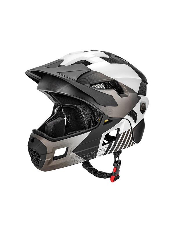 Rockbros TS-61 10110061006 Children"'s Bike Helmet with Detachable Chin Size M (54-57) - Gray