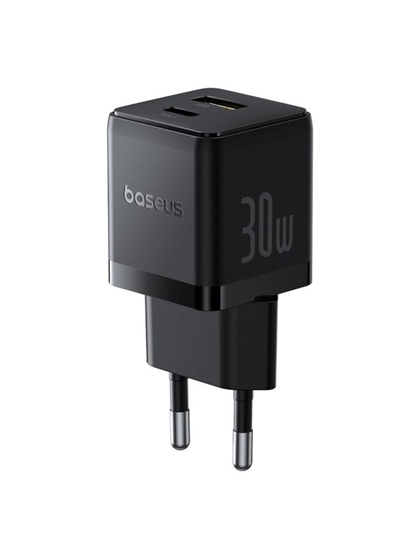 Baseus Palm 30W USB-C USB-A Wall Charger - Black