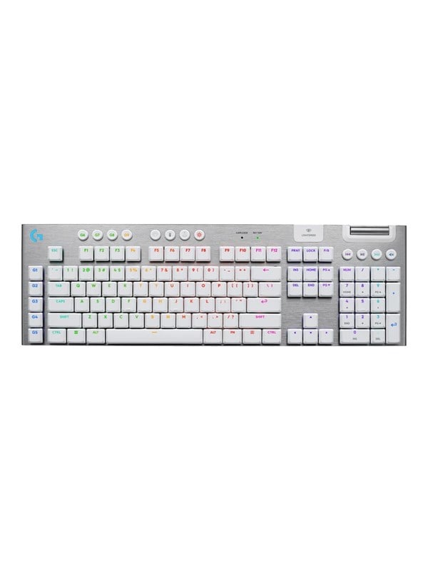 Logitech G915 X - 100% Full-size - Tactile - Pelinäppäimistö - Ranskalainen - Valkoinen