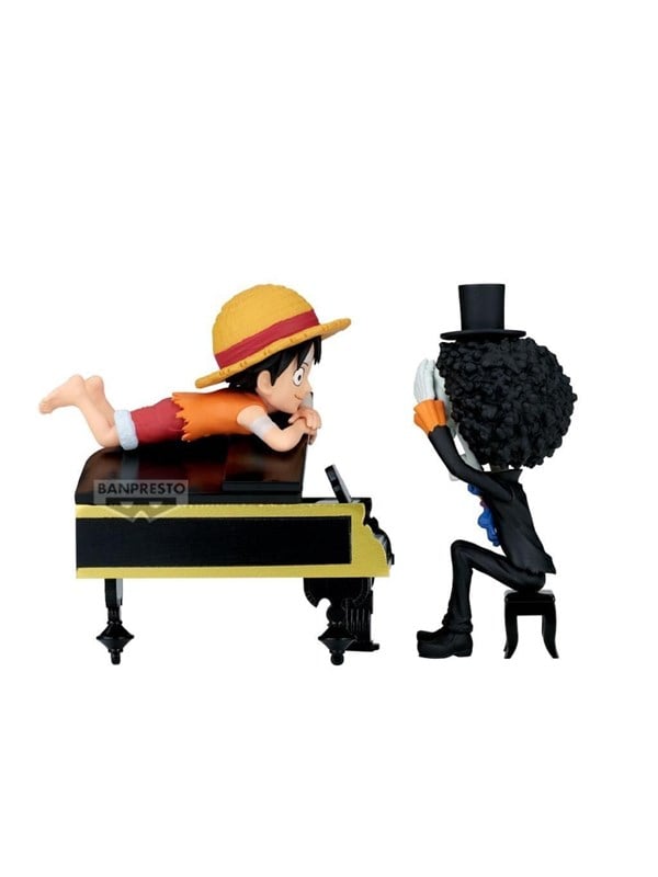 Banpresto - One Piece - Monkey D. Luffy & Brook (Collectable Figure Log Stories) - Figuuri