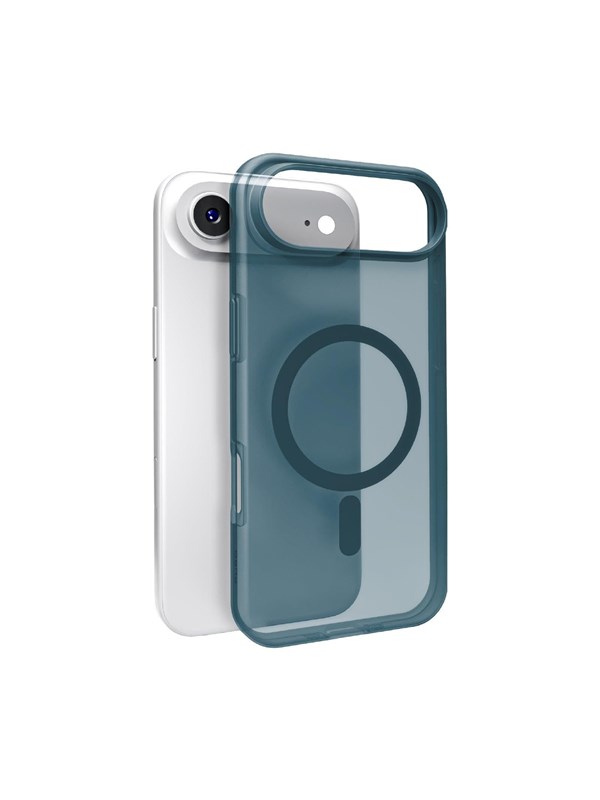 Puro Daylight Magsafe Compatible Silicone Case for iPhone 17 Air - Translucent Turquoise