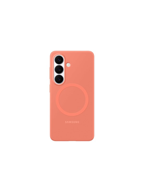 Samsung Galaxy S26 Silicone Magnet Case - Coral Red