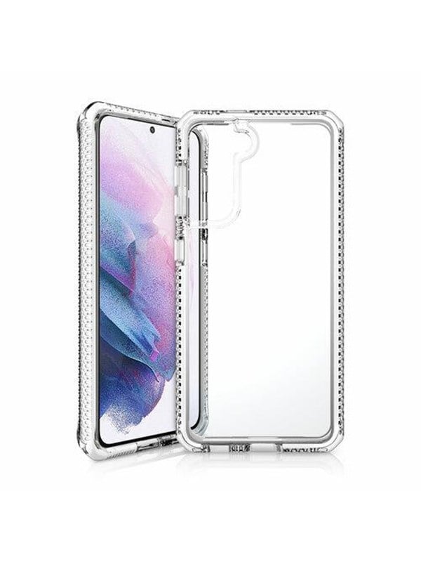 ITSKINS SUPREME CLEAR cover for Samsung Galaxy S21+ 4G / 5G®. White and transparent