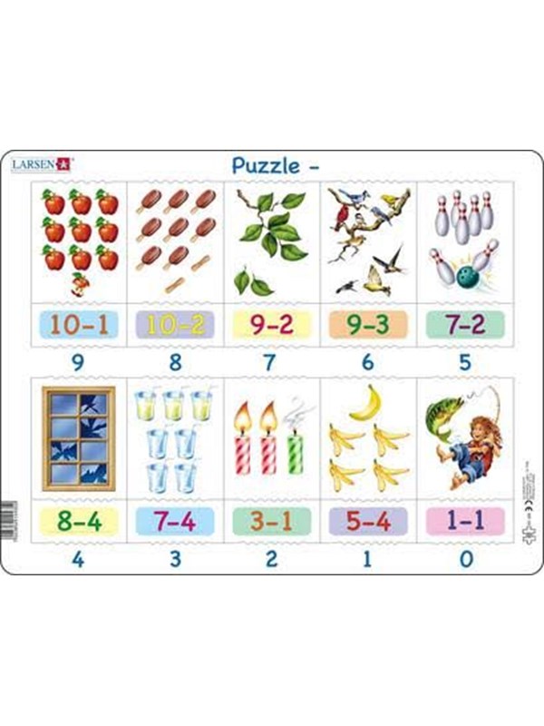 Larsen Puzzles Puzzle Minus - 20 pieces Maxi (36.5x28.5 cm) Lattia