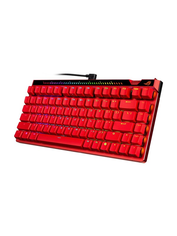 ASUS ROG Falchion Ace 75 HE - Pelinäppäimistö - ilman numpadia - Pohjoismainen - Punainen