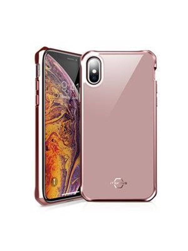 ITSKINS HYBRID GLASS cover for iPhone XS Max®. Rose