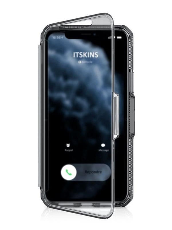 ITSKINS SPECTRUM VISION CLEAR cover for iPhone 11 Max / XS Max®. Smoke