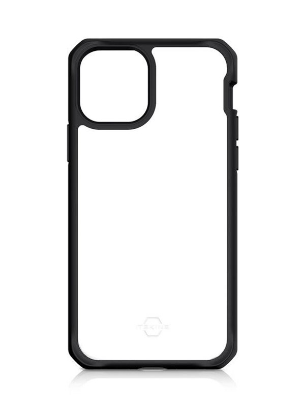 ITSKINS HYBRID SOLID cover for iPhone 11 Pro Max / XS Max®. Black and transparent